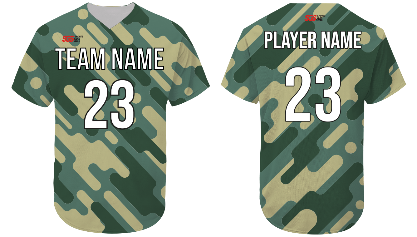 Custom unique camo adult youth unisex softball jersey - Jersey