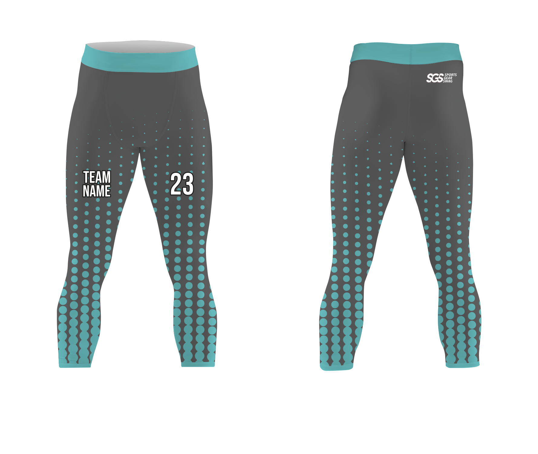 Custom alluring adult youth unisex mid calf compression tights - Compression-tights