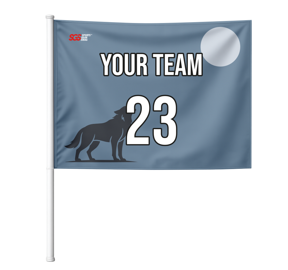 Custom stadium flag moon - Stadium-flag