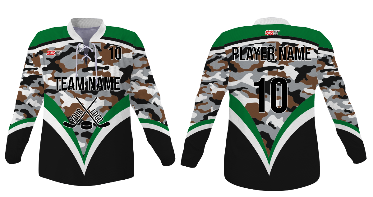 Custom  classy style youth unisex hockey jersey laces - Jersey