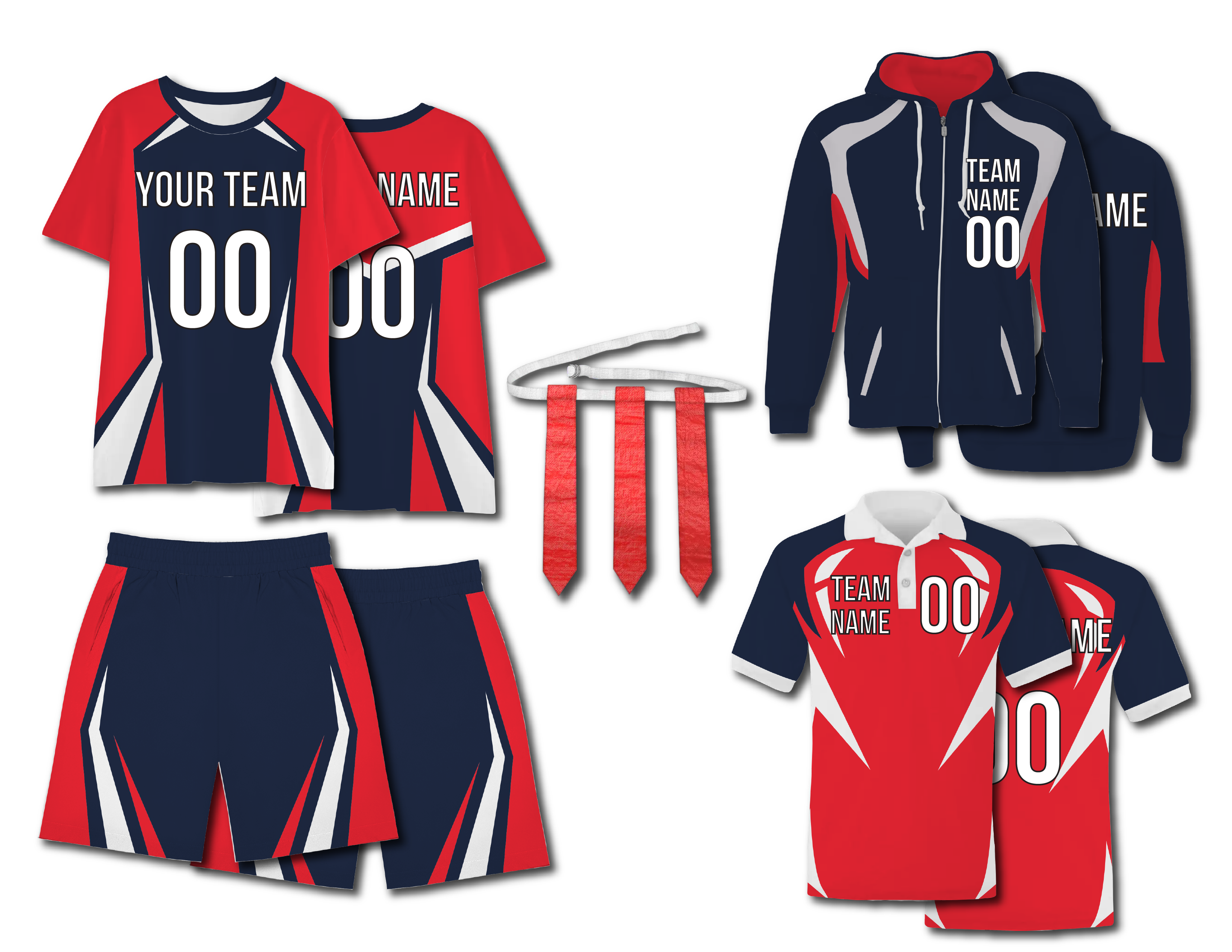 Custom flag football shirt adult youth unisex ergonomic ensemble - Jersey