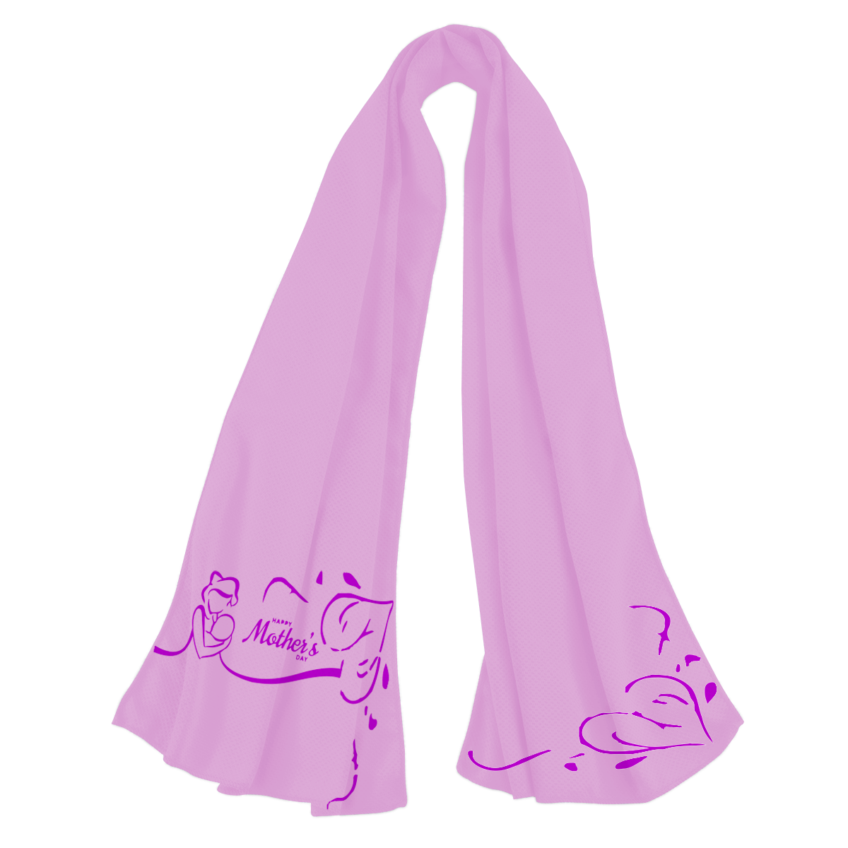 Custom mother's day design holiday cooling towel - Towel
