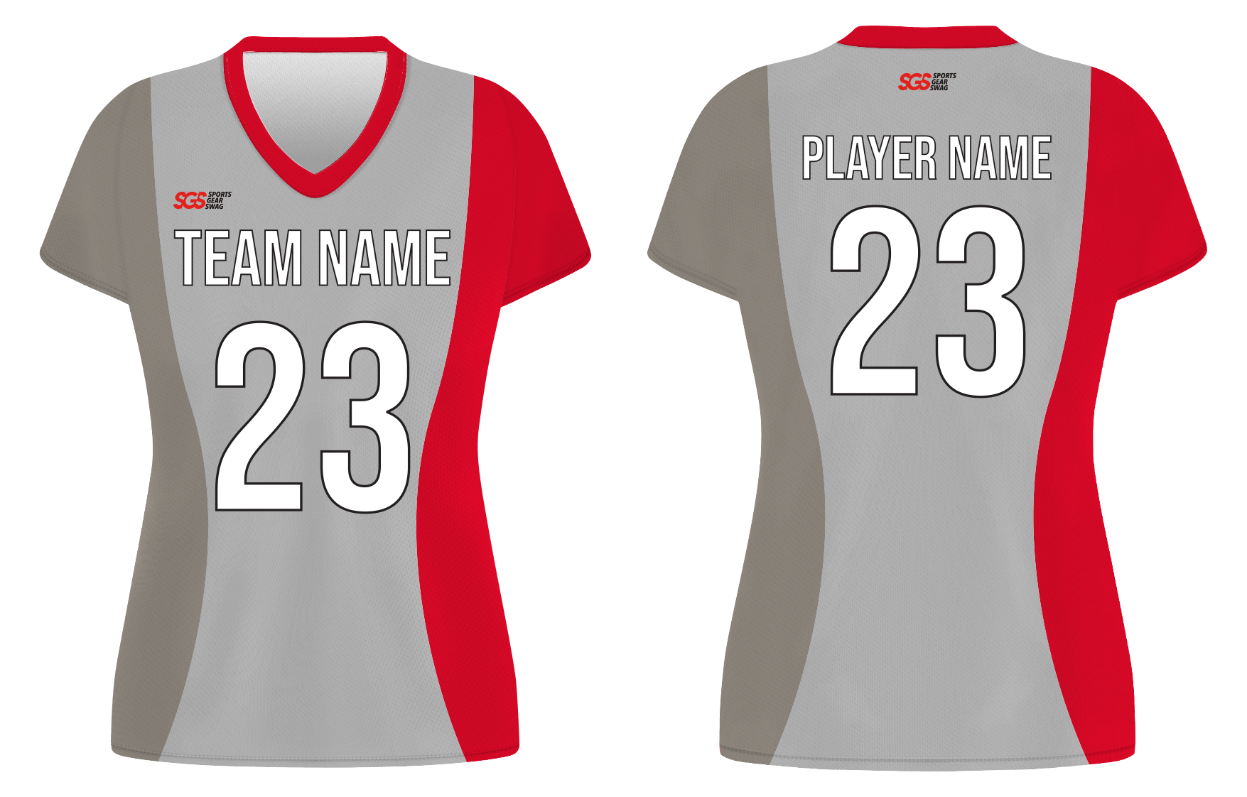 Custom vertical solids adult youth unisex short sleeve volleyball jersey - Jersey