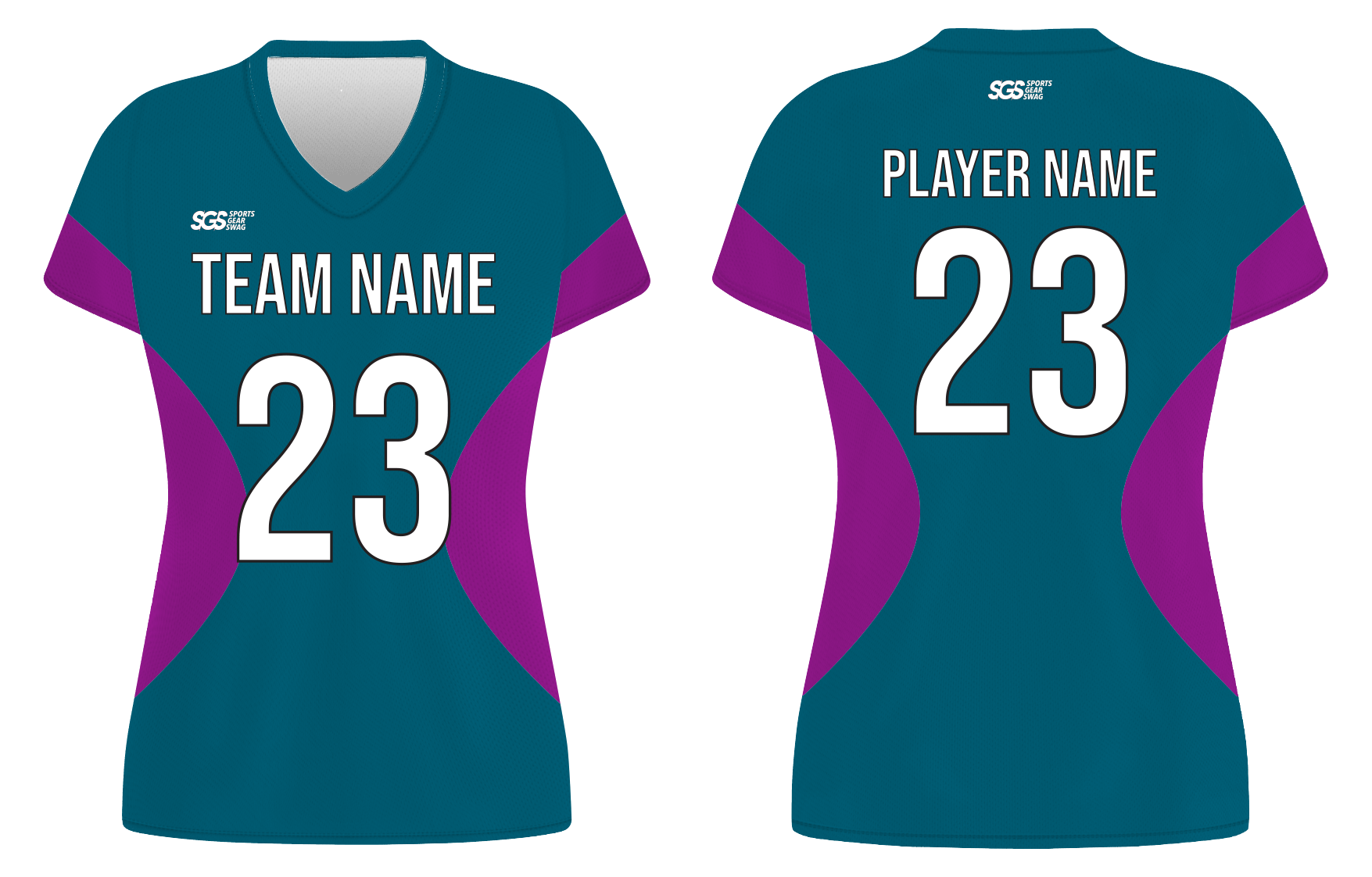 Custom dark blue solids adult youth volleyball jersey - Jersey