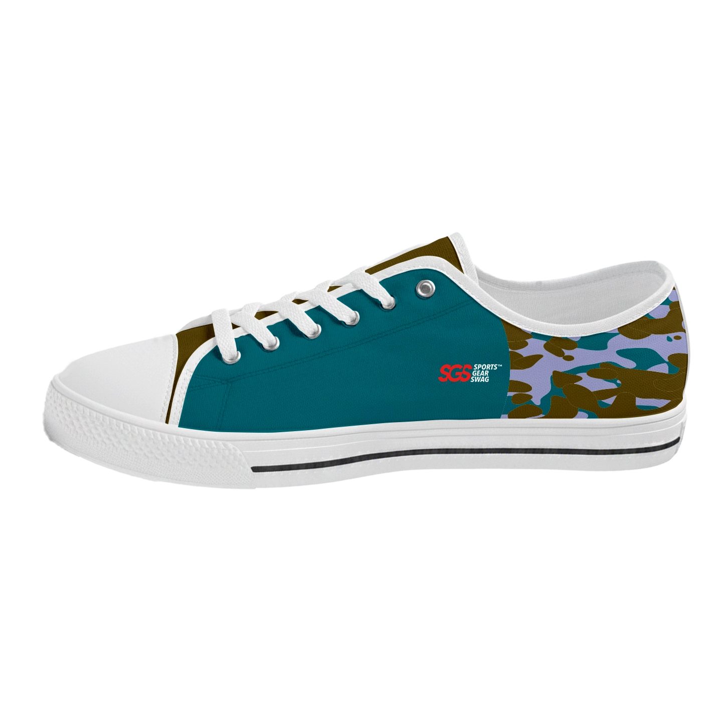 Custom low top canvas shoes white active - Low-top-shoes