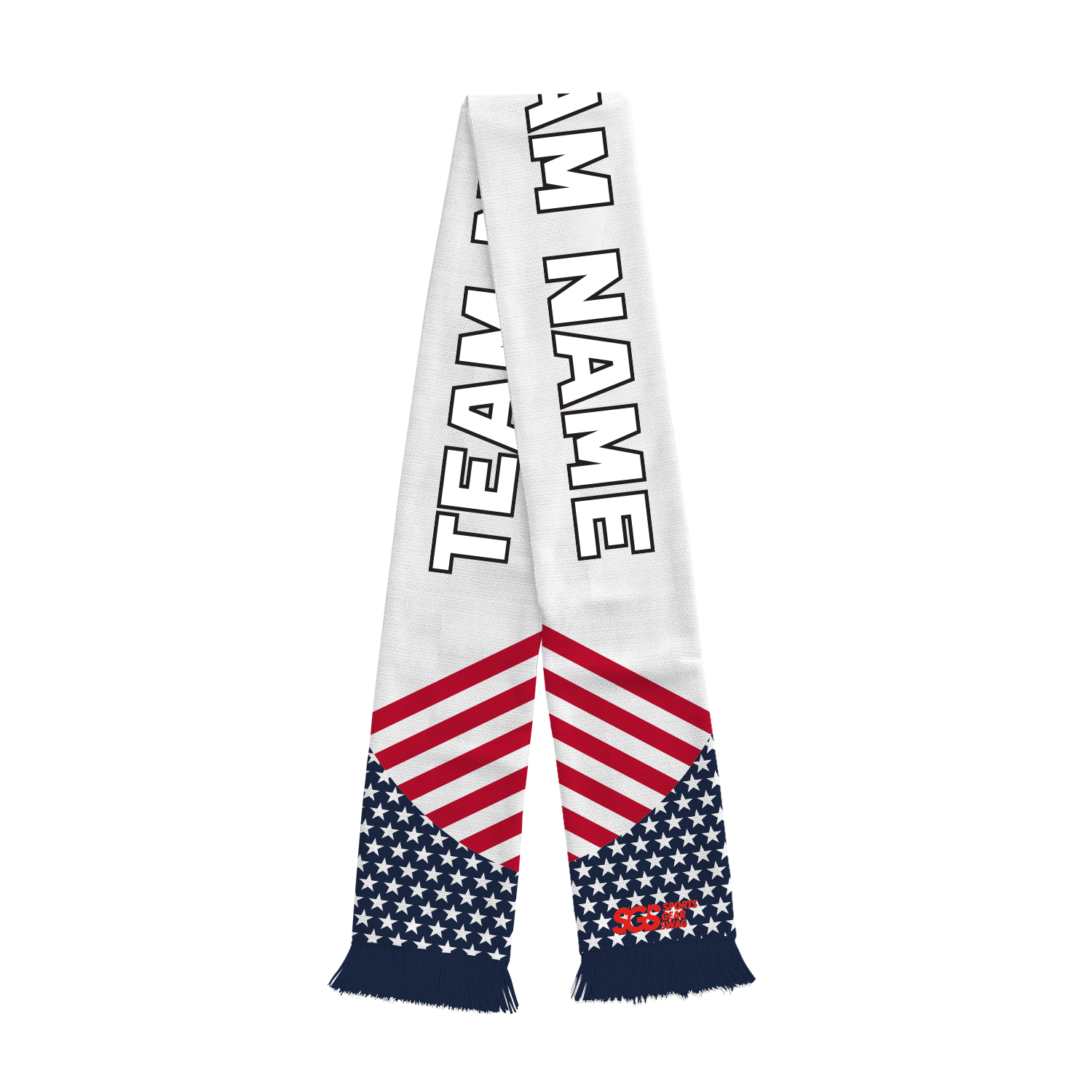 Custom fan scarf stars of freedom - Fan-scarves