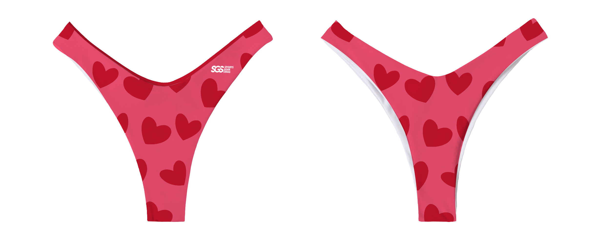 Custom two-piece bikini medium cut cupid’s wave - Swimming-tops