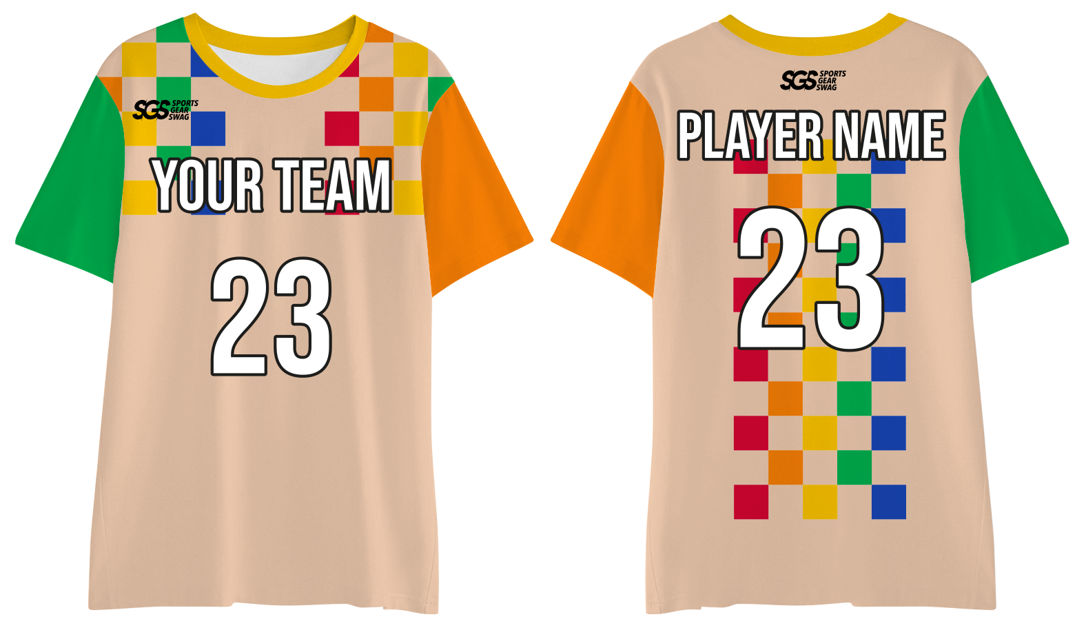 Custom moisture wicking rainbow adult youth unisex shirt - Jersey