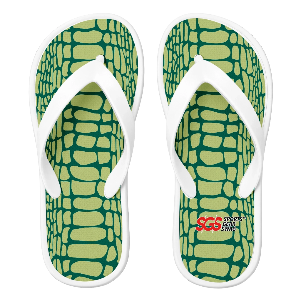 Custom flip flops white splash - Flip-flops