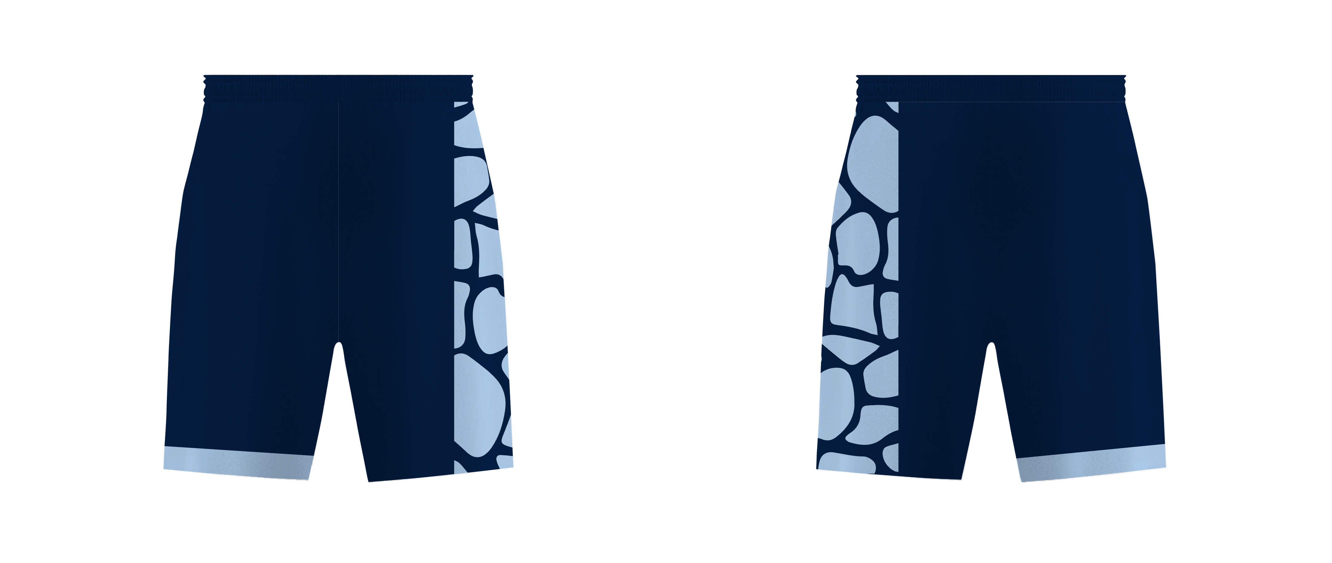 Custom animal footprint adult youth unisex cheerleading shorts - Cheerleading-shorts