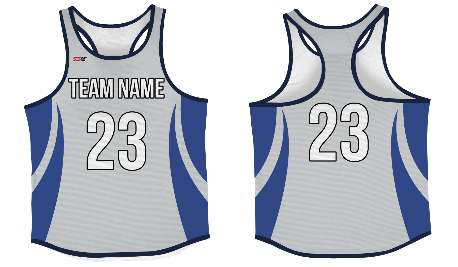 Custom track singlets adult youth unisex graphite glow - Track-singlets