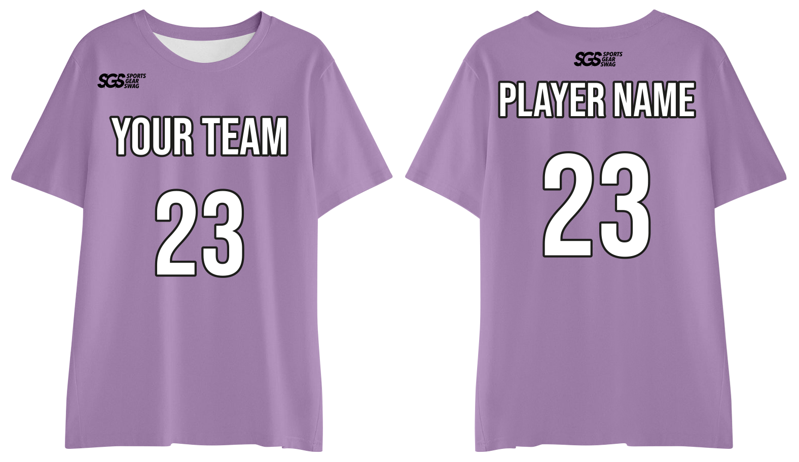 Custom simple violet adult youth unisex shirts - Jersey