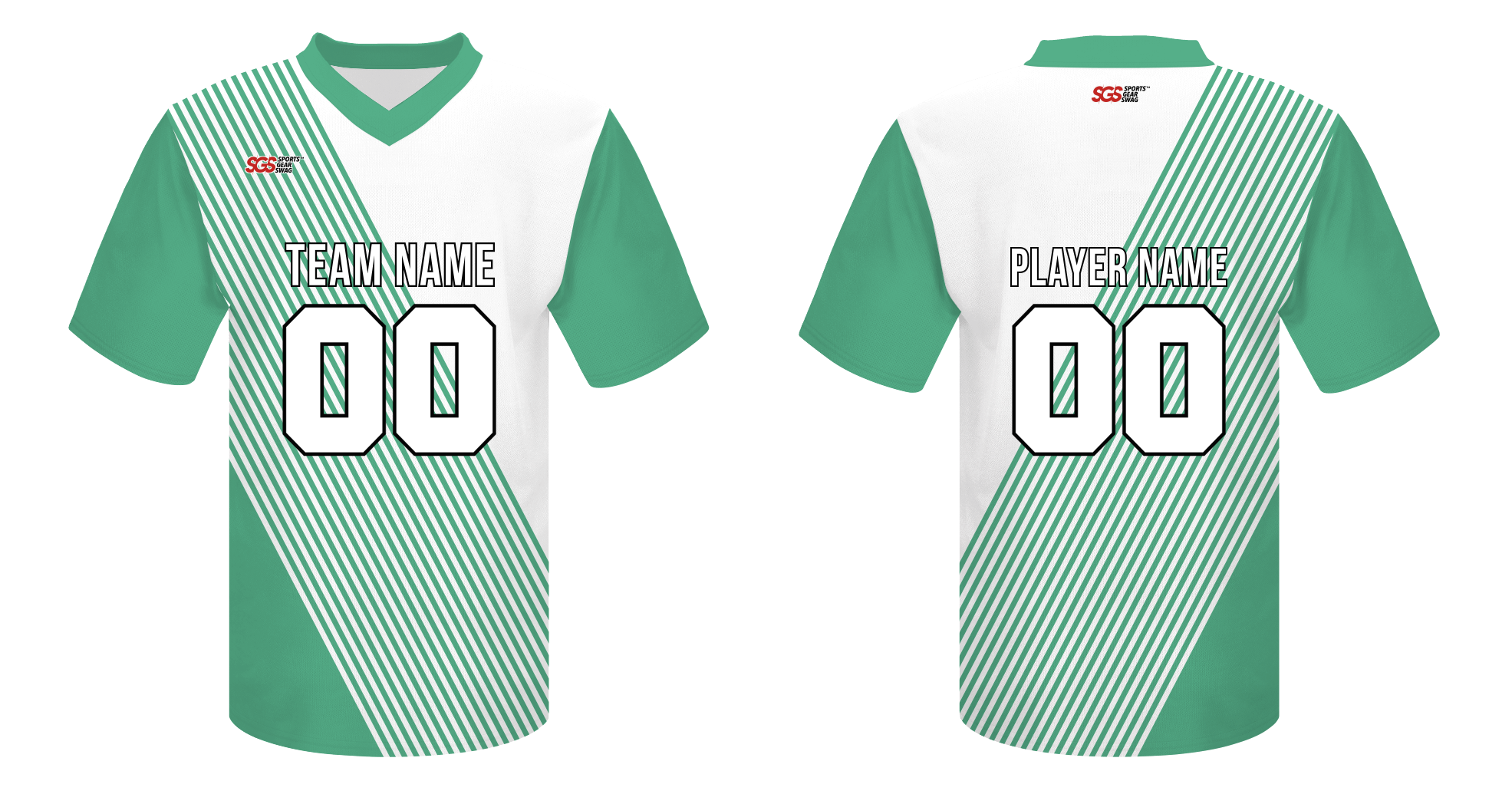 Custom diagonal lines  adult youth unisex football jersey - Jersey