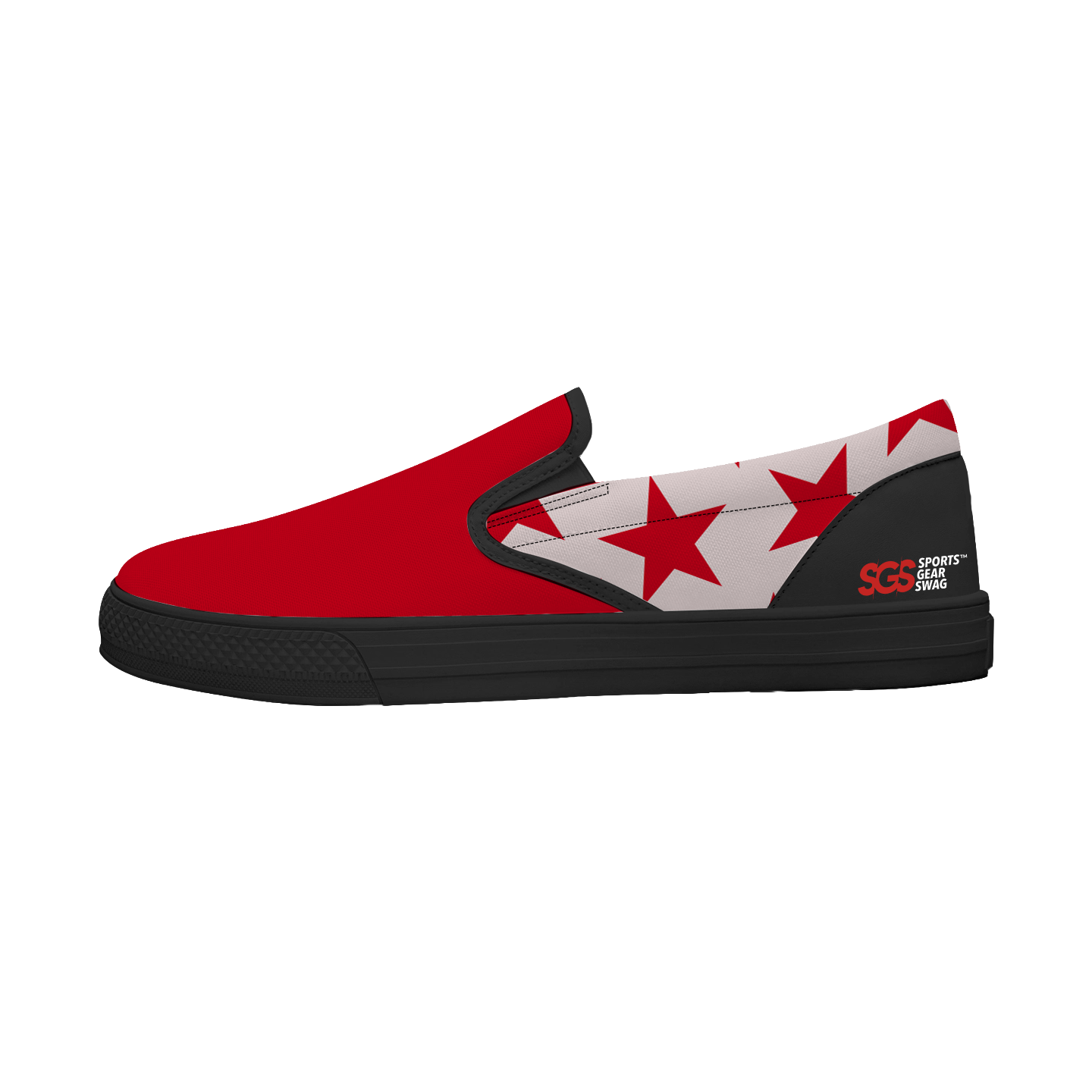 Custom slip on shoes black astral - Slip-on-shoes