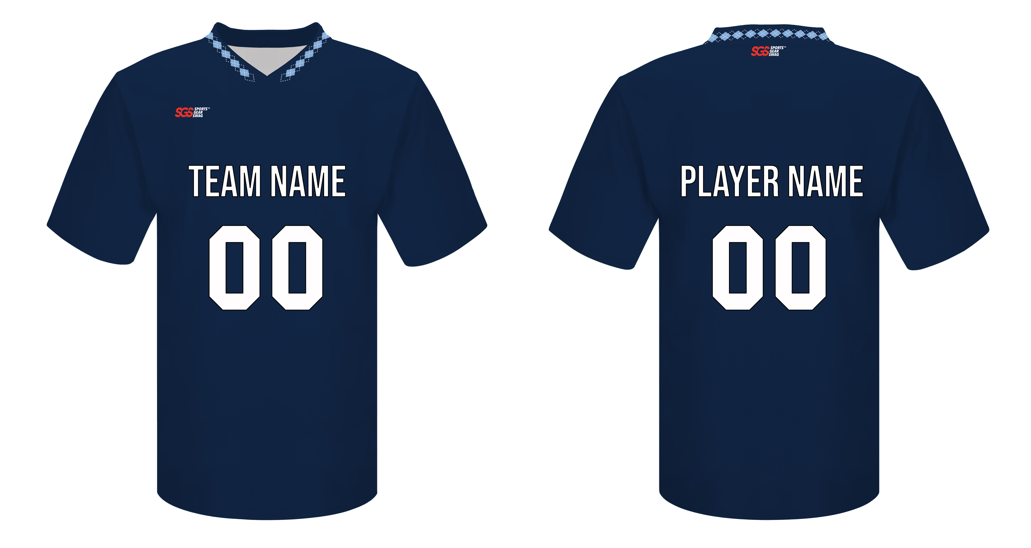Custom football jersey adult youth unisex argyle fusion - Jersey