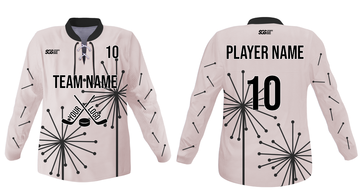 Custom  thin line youth unisex hockey jersey laces - Jersey