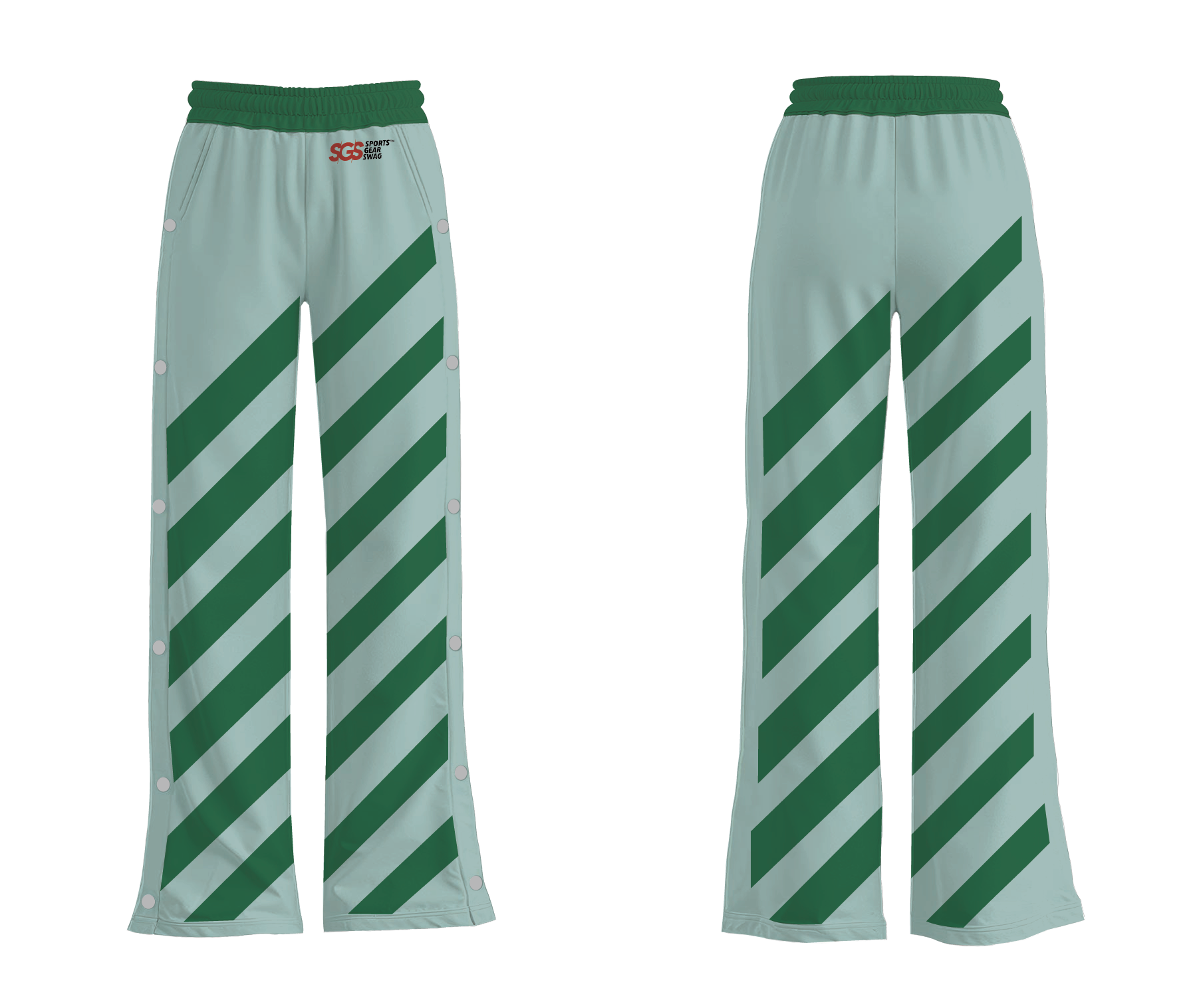 Custom breakaway wide leg pants adult youth unisex verve - Wide-leg-pants