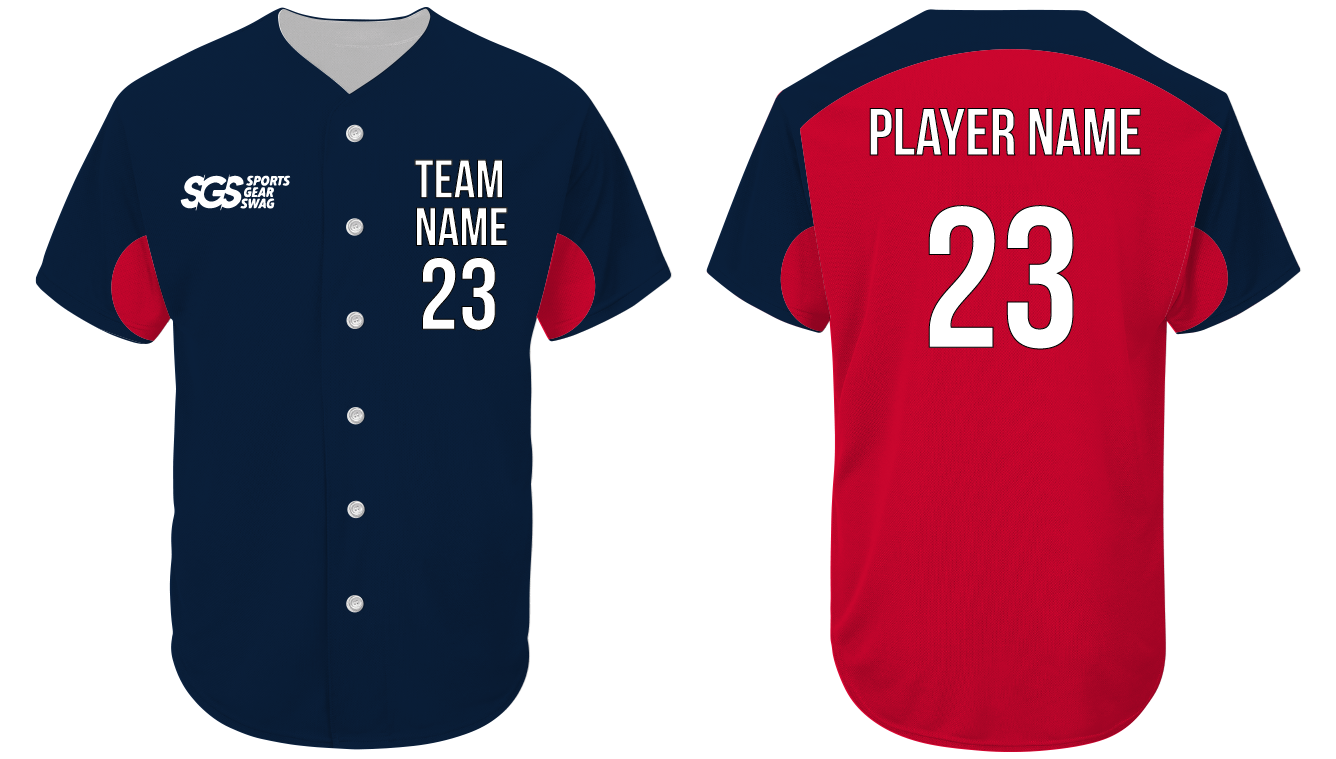 Custom under arm round adult youth unisex softball jersey - Jersey