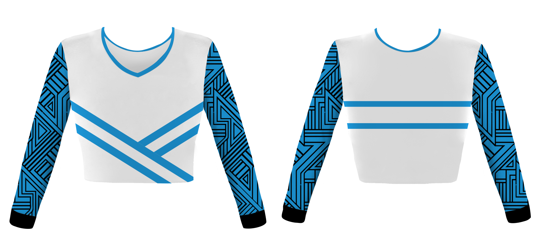 Custom amazing lines adult youth unisex cheerleading long sleeve jersey - Jersey