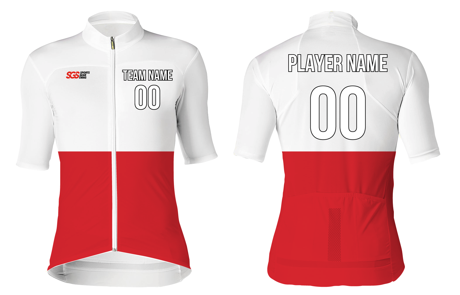 Custom cycling short sleeve adult youth unisex fusion flow - Jersey