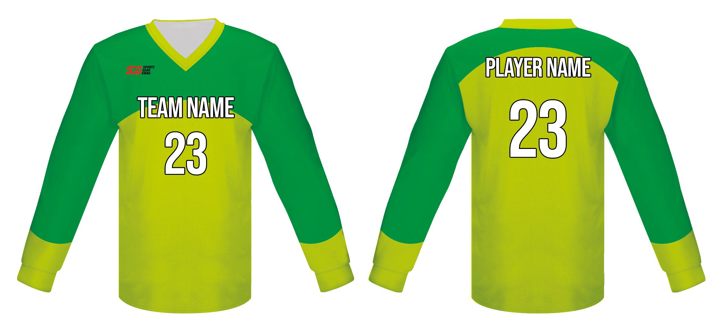 Custom neon colors adult youth unisex cheerleading long sleeve jersey - Jersey