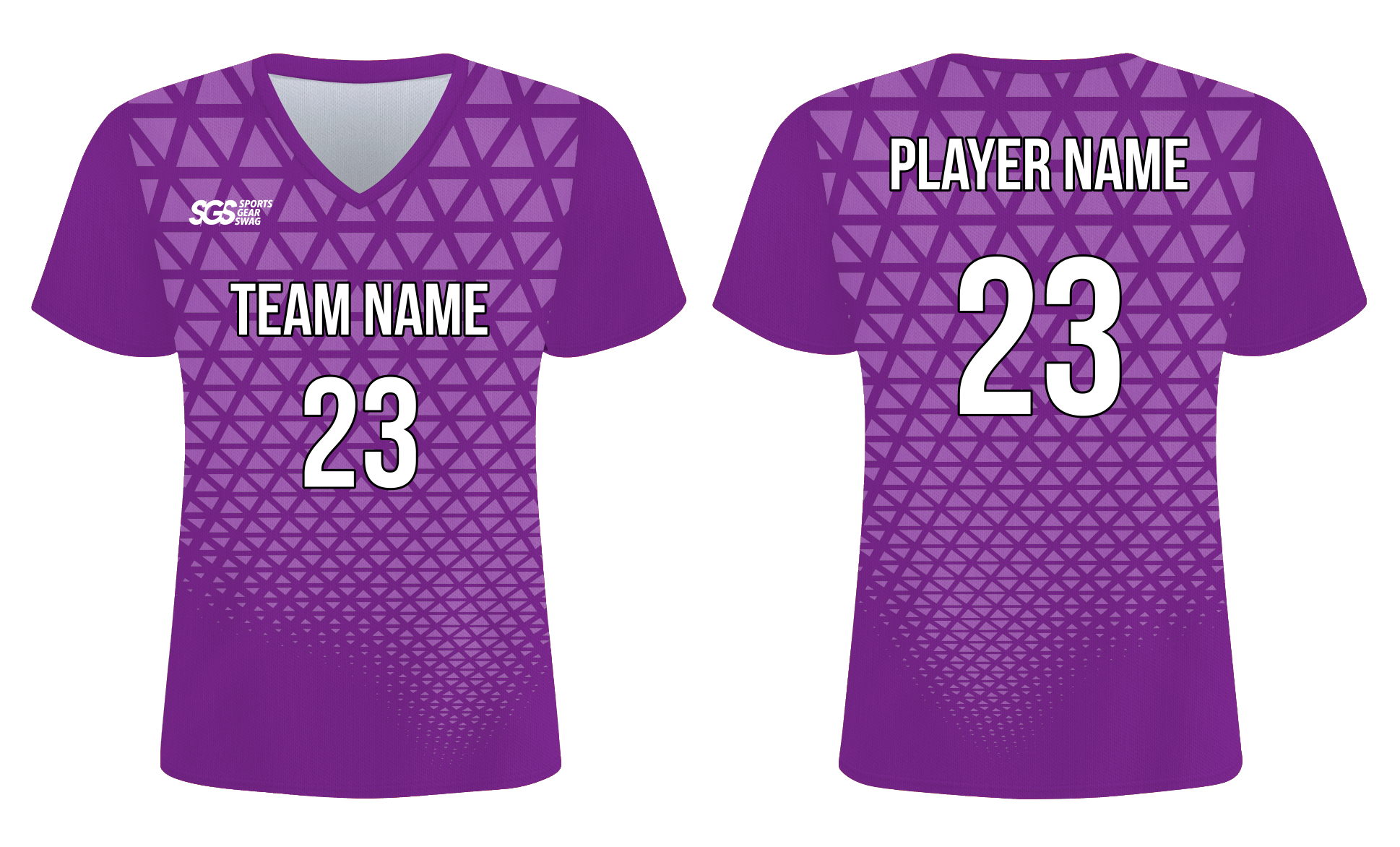 Custom triangle shapes adult youth soccer jersey - Jersey