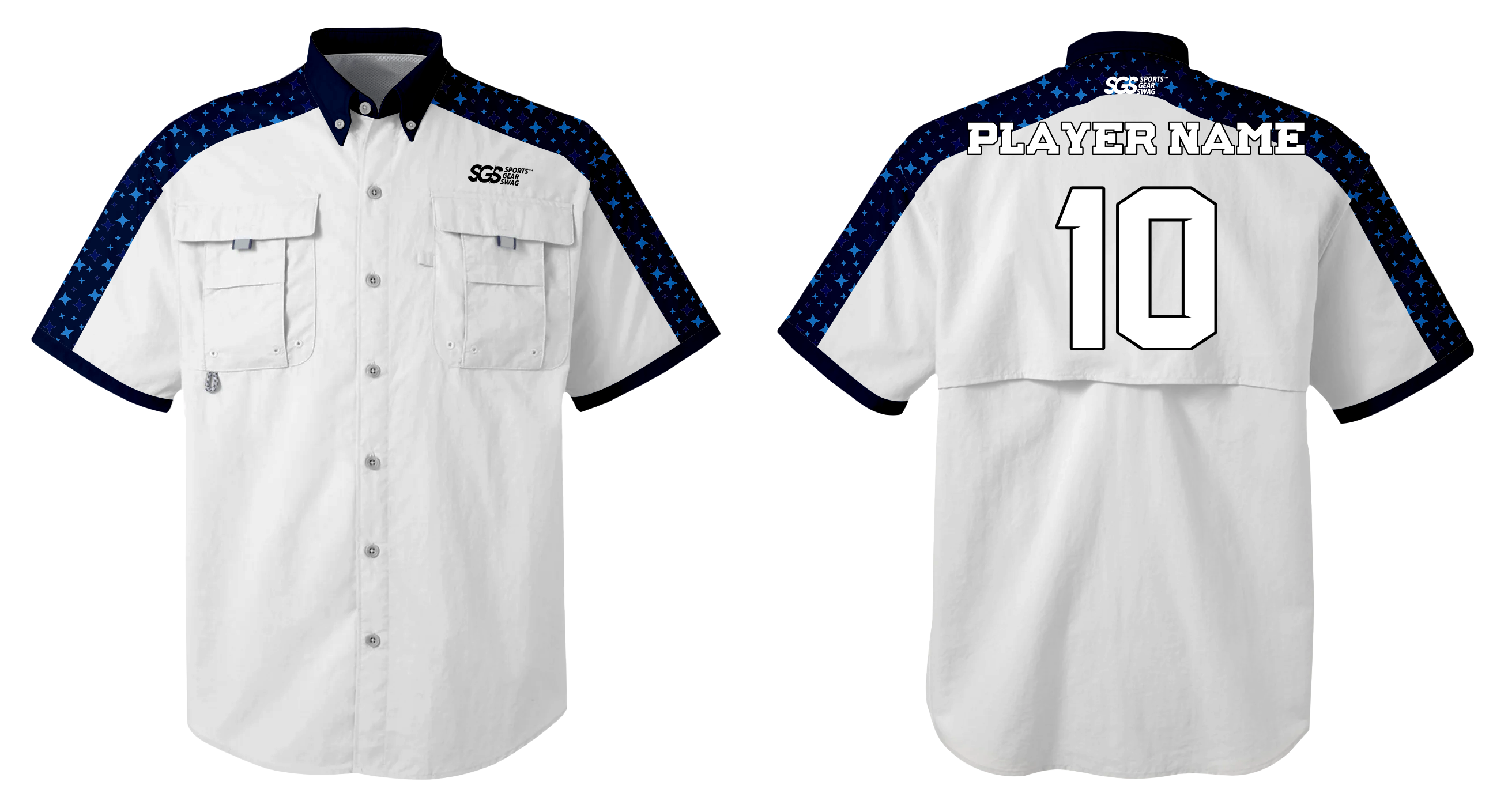 Custom fishing shirt adult youth unisex starry shoreline - Jersey