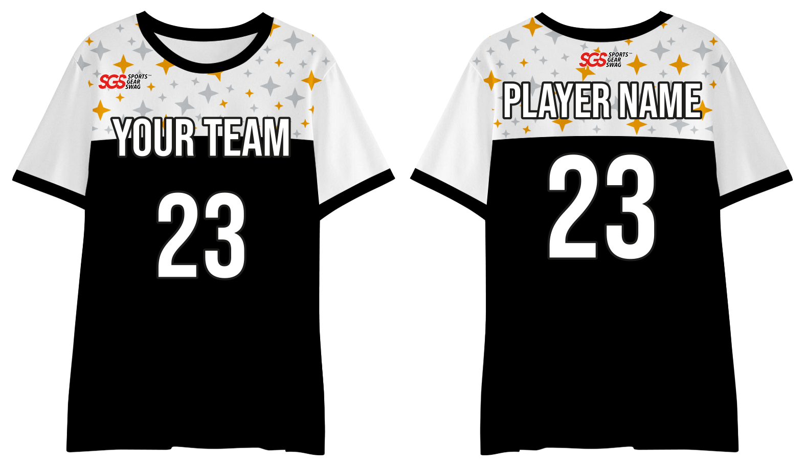 Custom flag football shirt adult youth unisex celestial night - Jersey