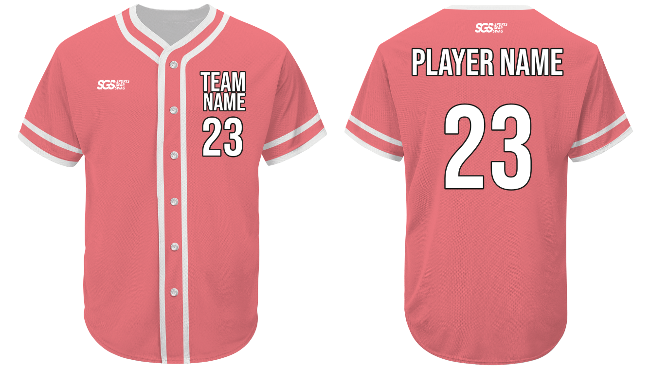 Custom side/shoulder panel solids adult youth unisex softball jersey - Jersey