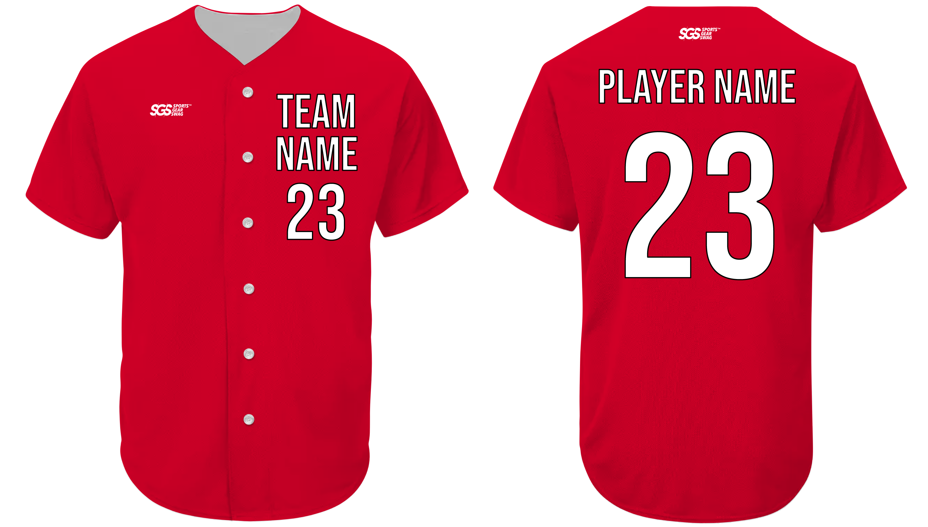 Custom tangerine adult youth unisex full buttons softball jersey - Jersey