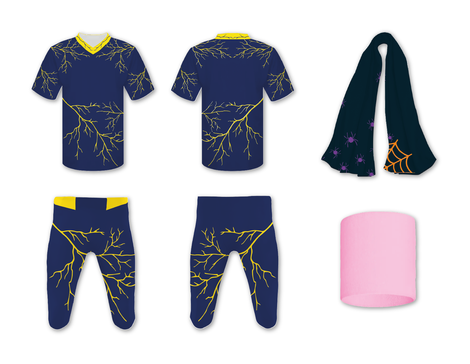 Custom lightning nature adult youth unisex football jersey - Jersey