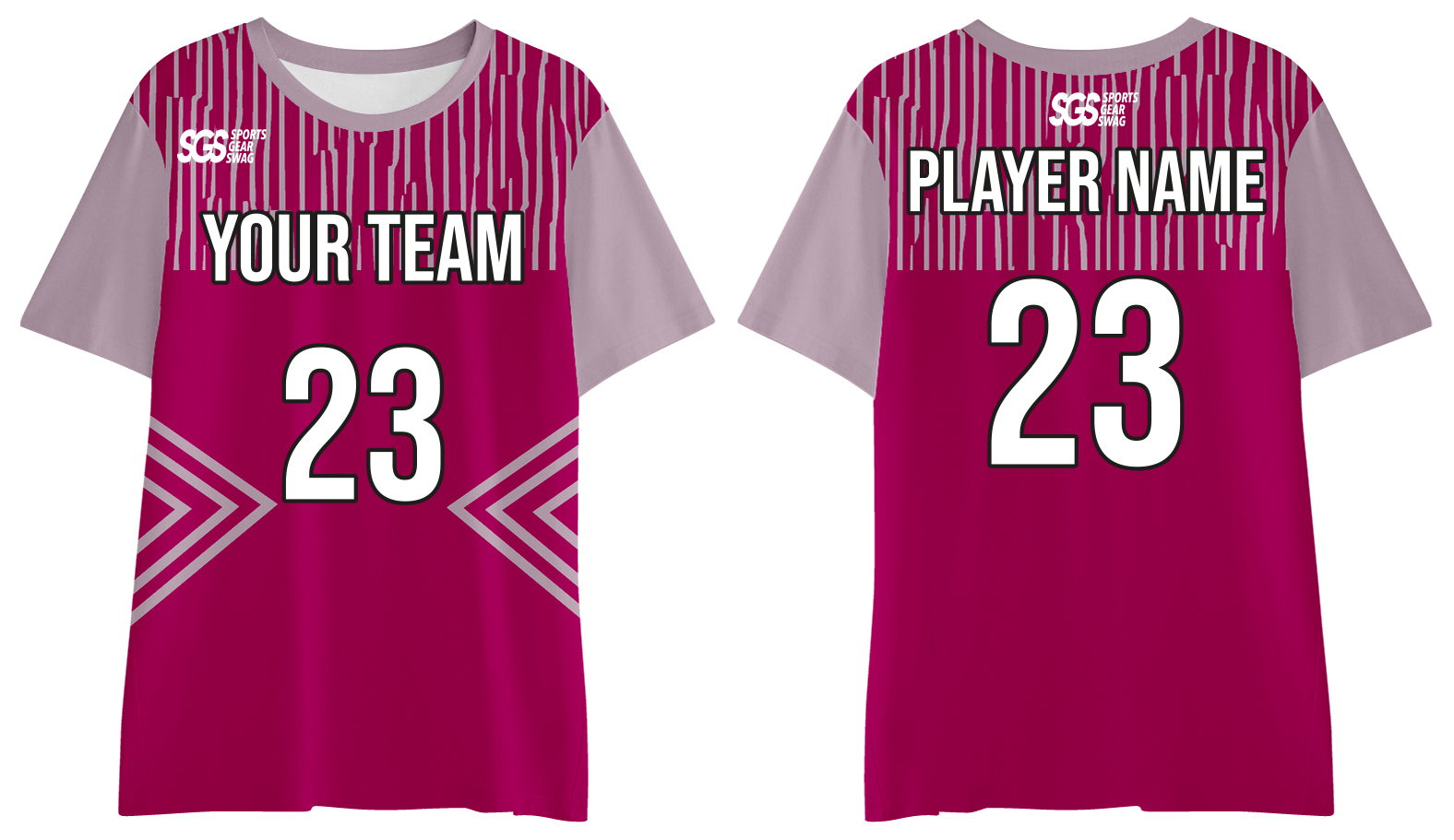 Custom short sleeve shirts adult youth unisex pinline fade - Jersey