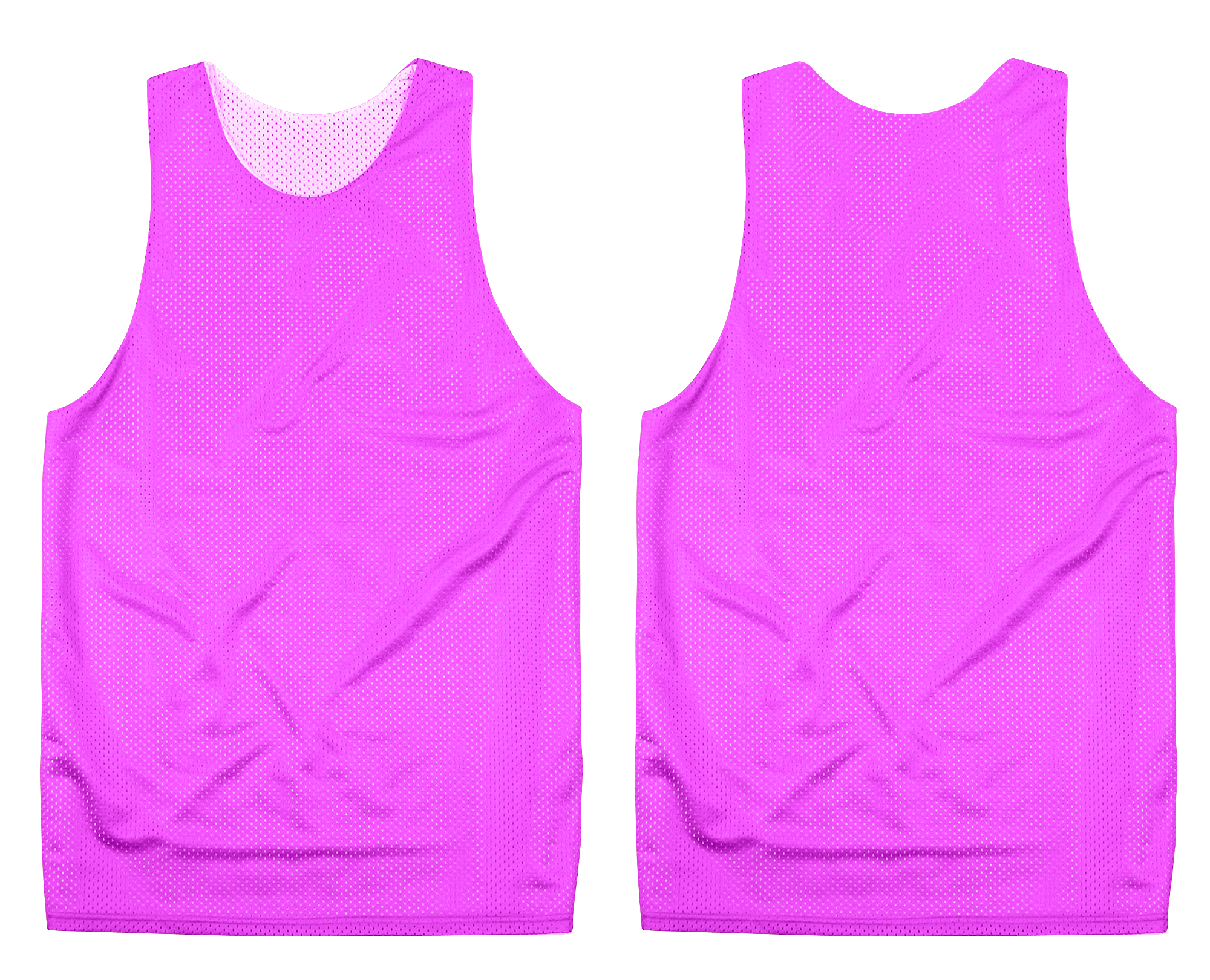 Custom pink adult youth unisex pinnies - Pinnies