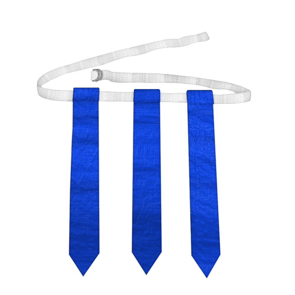Blue 2 flag football belts - Flag-football-belts