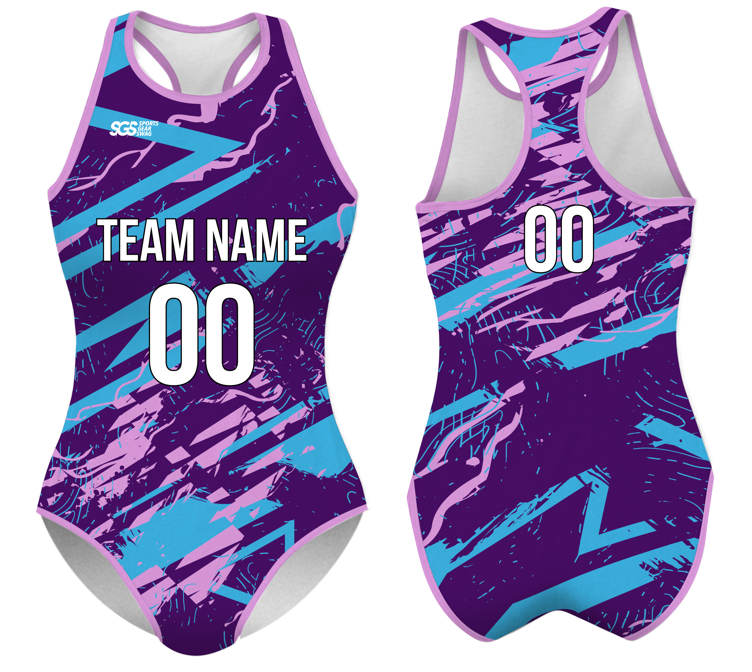 Custom water women speed suit violet veil - Women-water-speed-suits