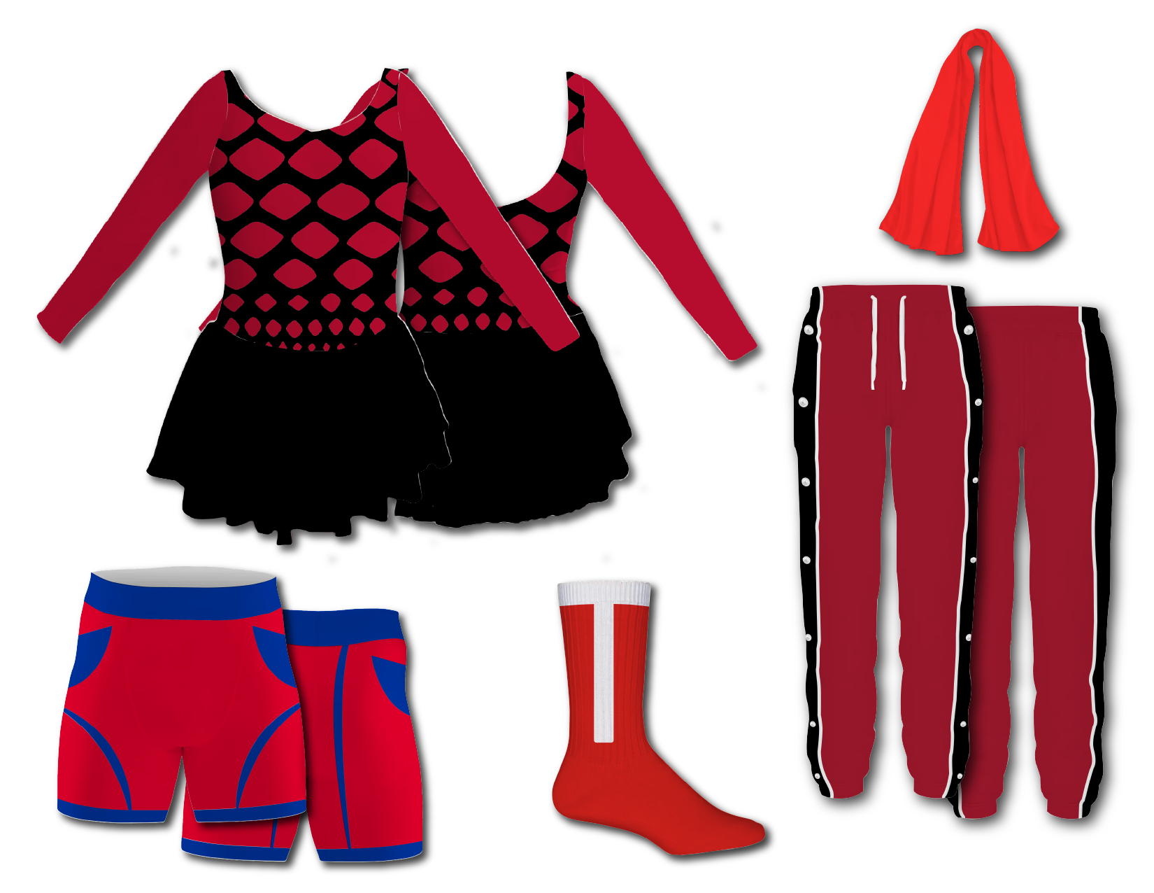 Custom women long sleeve dance uniform primal chic - Dance-jerseys