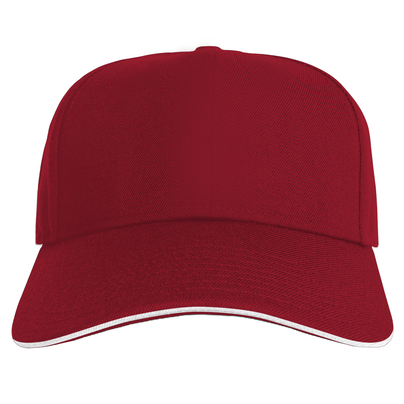 Custom adult youth unisex burgundy cap - Caps