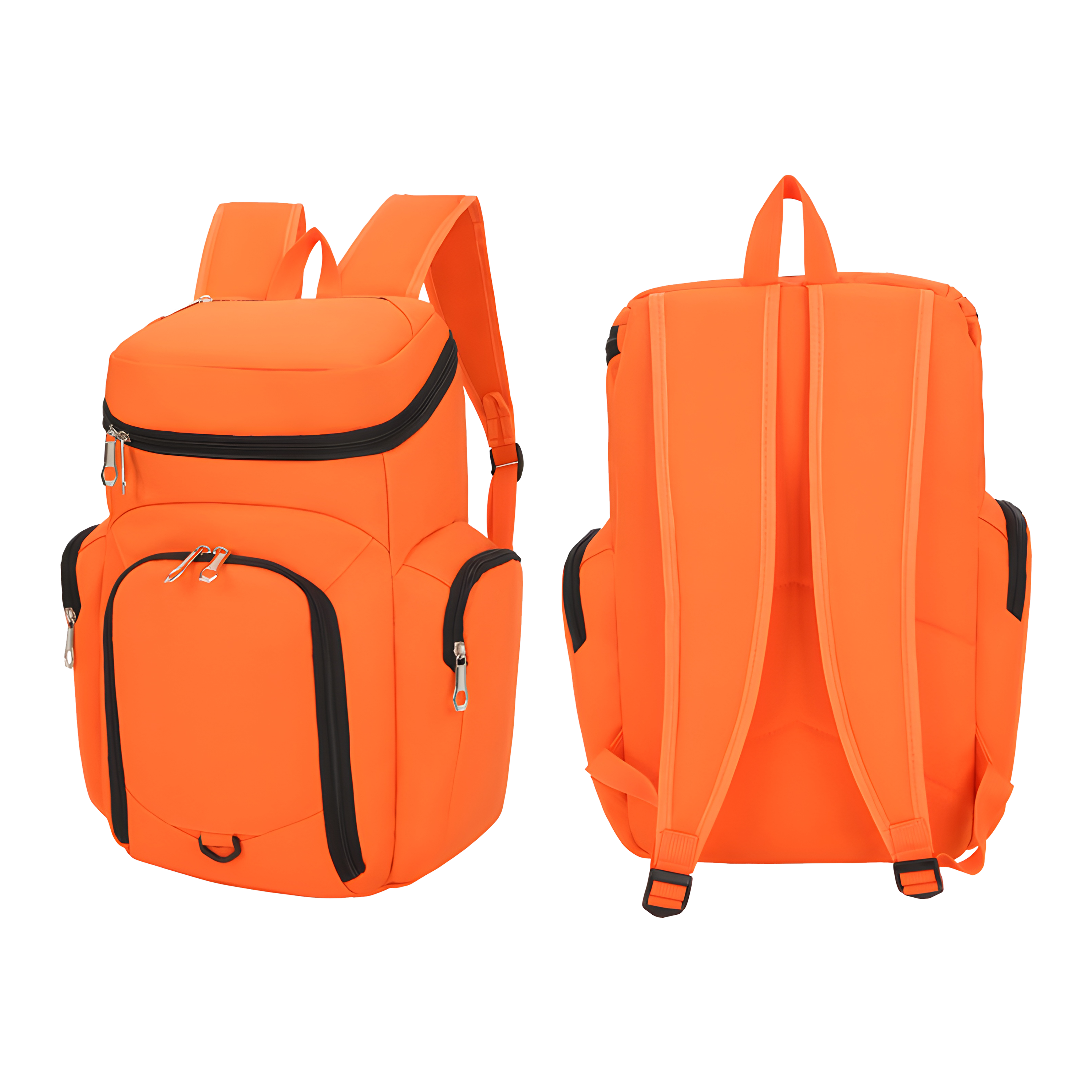 Orange & black  backpacks - Backpacks