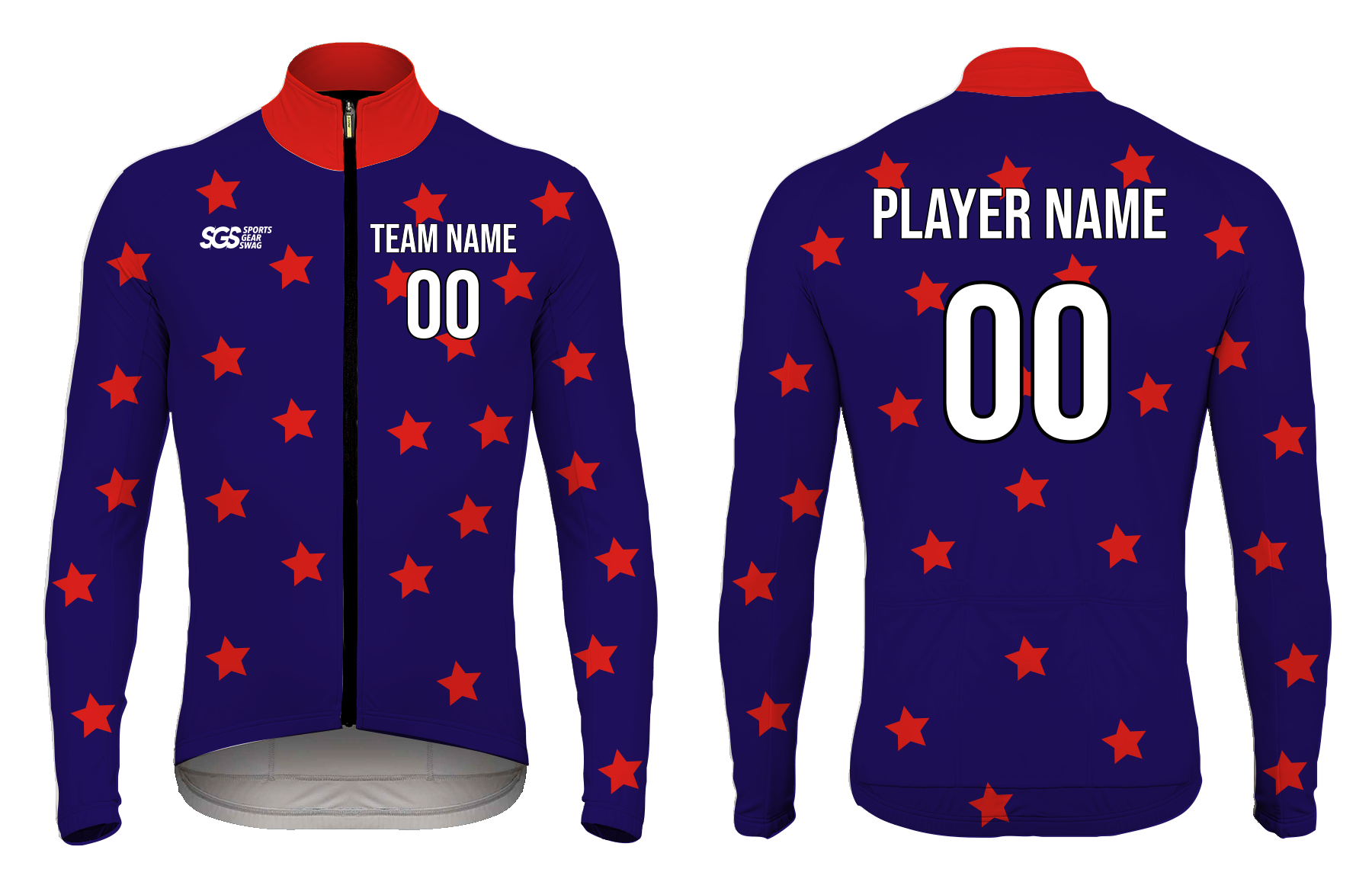 Custom decent adult youth unisex cycling long sleeve - Jersey