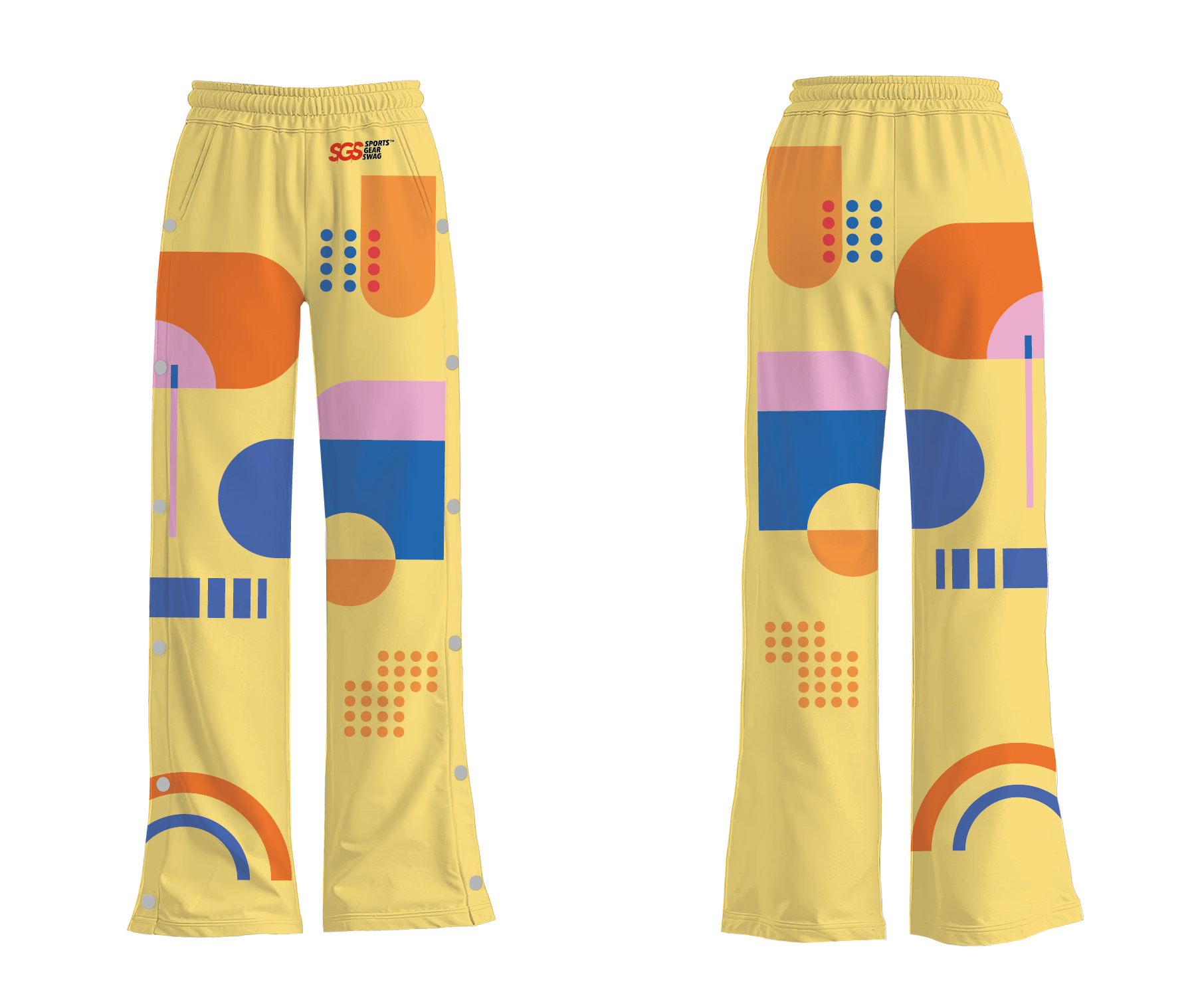 Custom breakaway wide leg pants adult youth unisex bauhaus - Wide-leg-pants