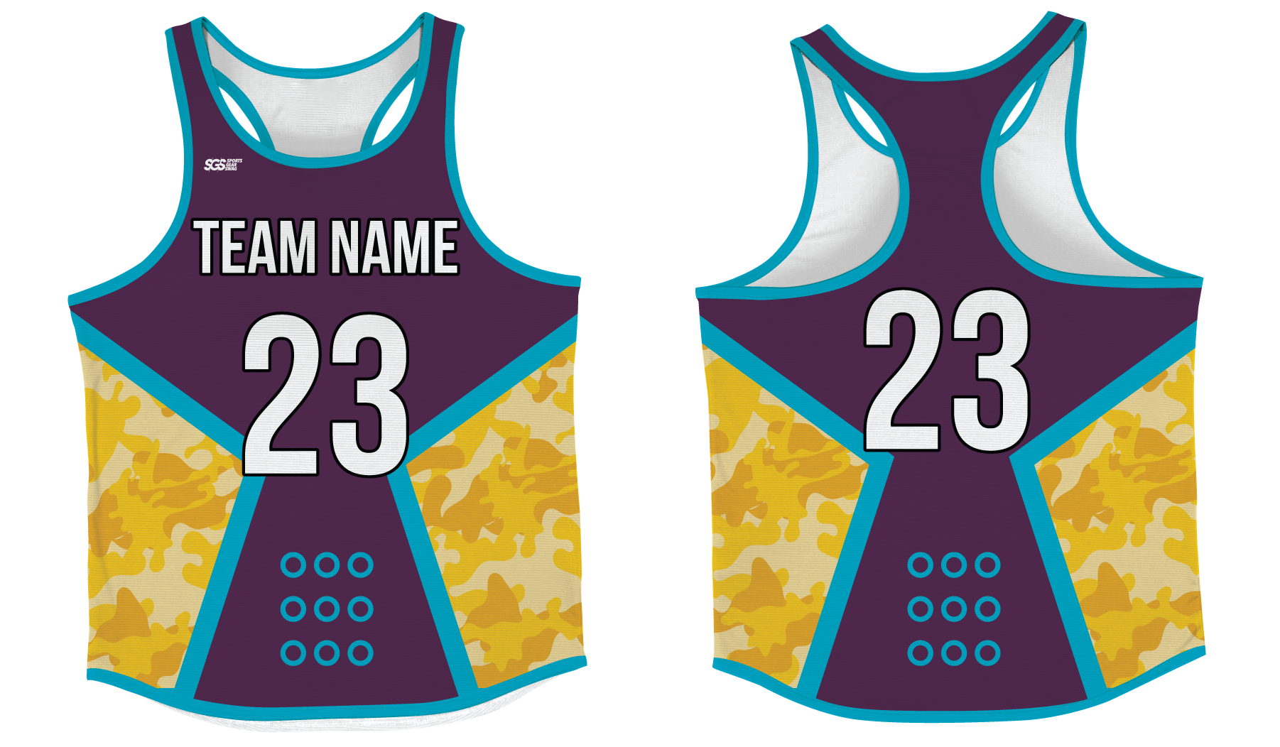 Custom track singlets adult youth unisex violet blaze - Track-singlets