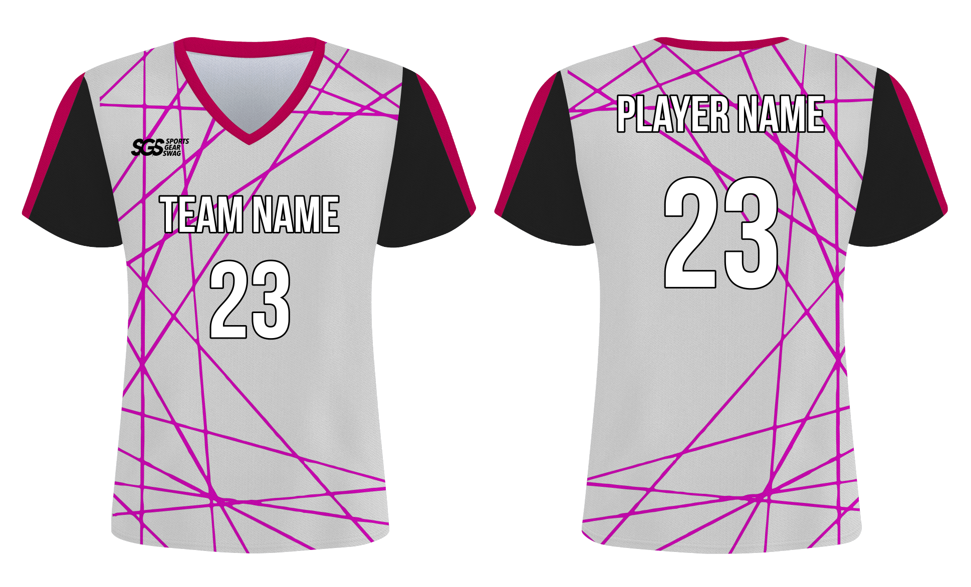 Custom abstract lines adult youth soccer jersey - Jersey