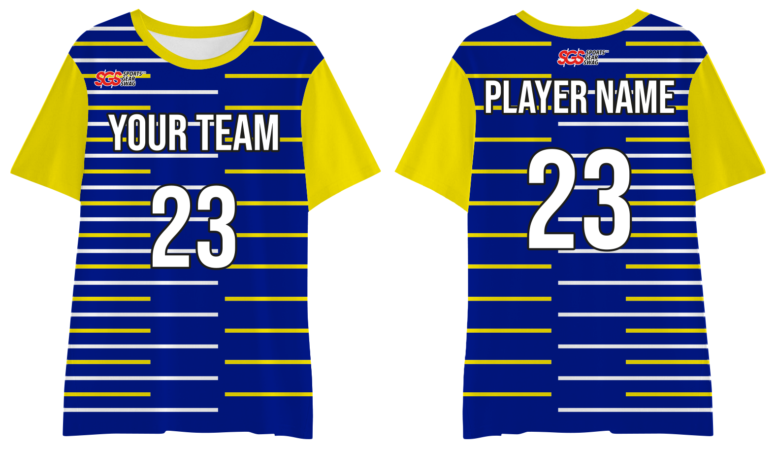 Custom tennis shirt adult youth unisex full stripes - Jersey