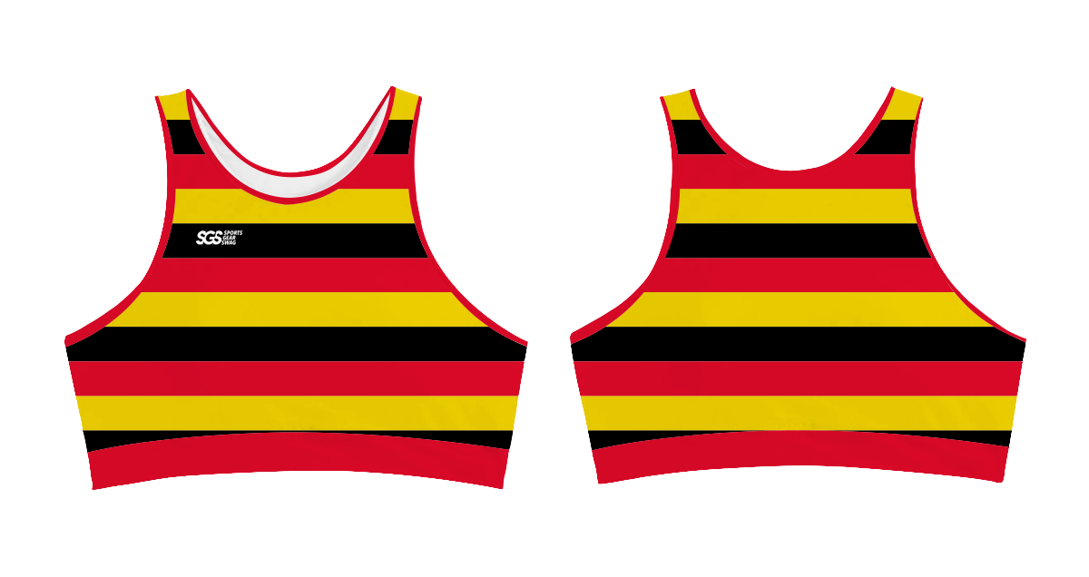 Custom two-piece sporty bathing suit top linear luxe - Swimming-tops