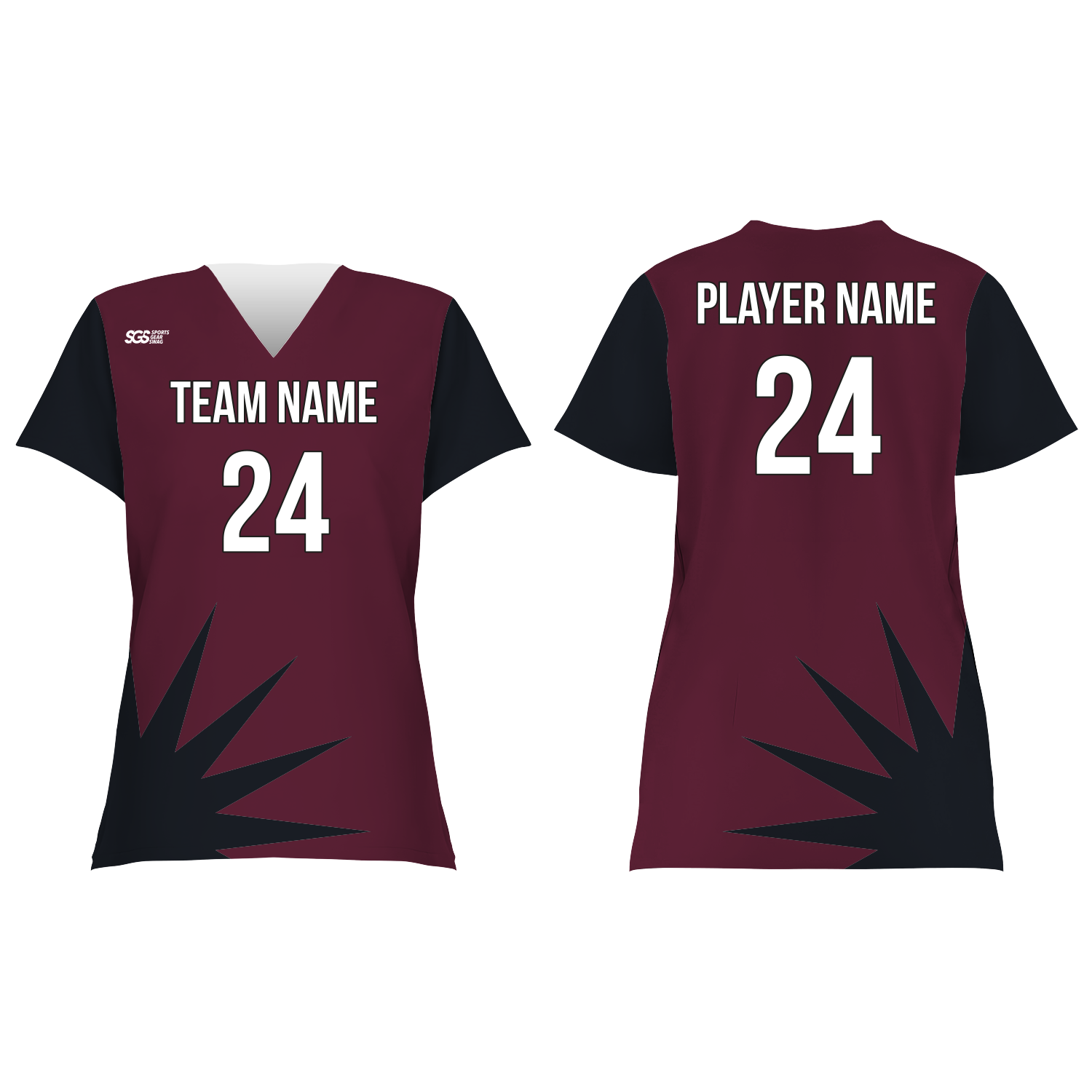 Custom women short sleeve scrubs top phantom ray - Scrub-tops