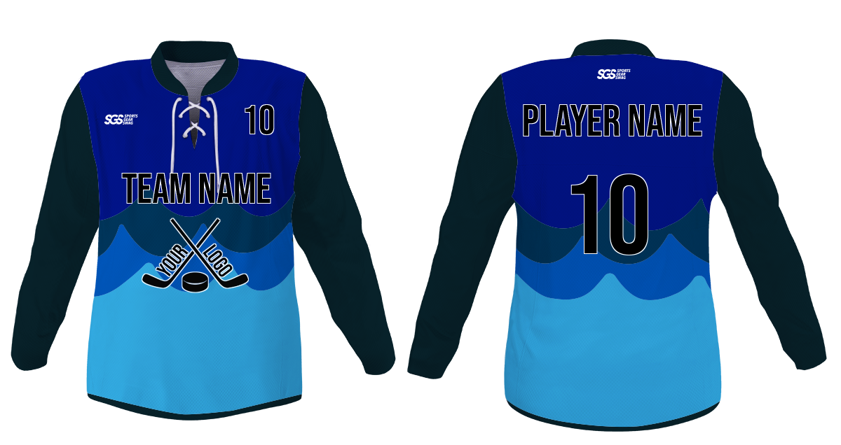 Custom great wave youth unisex hockey jersey laces - Jersey