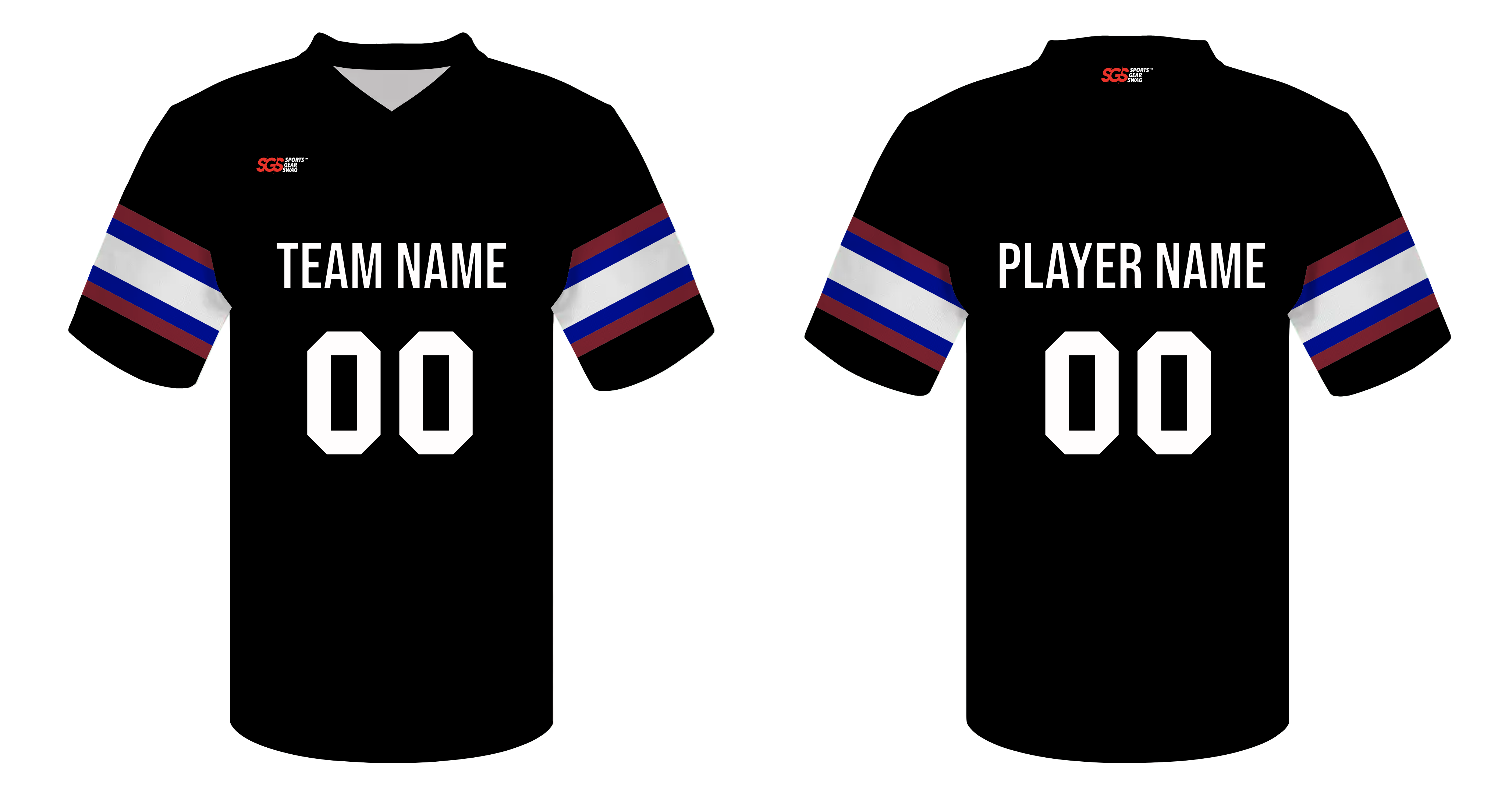 Custom football jersey adult youth unisex raven rage - Jersey