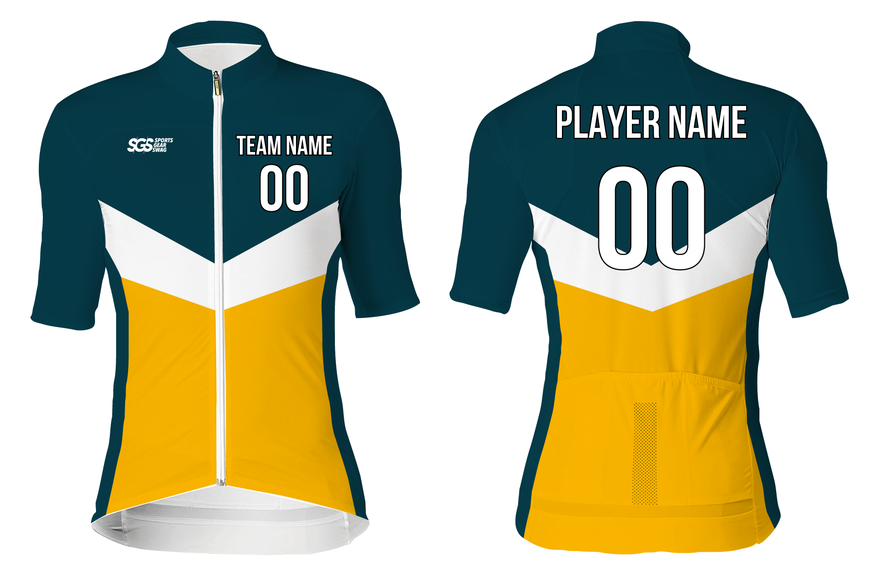 Custom cycling short sleeve adult youth unisex triple impact - Jersey