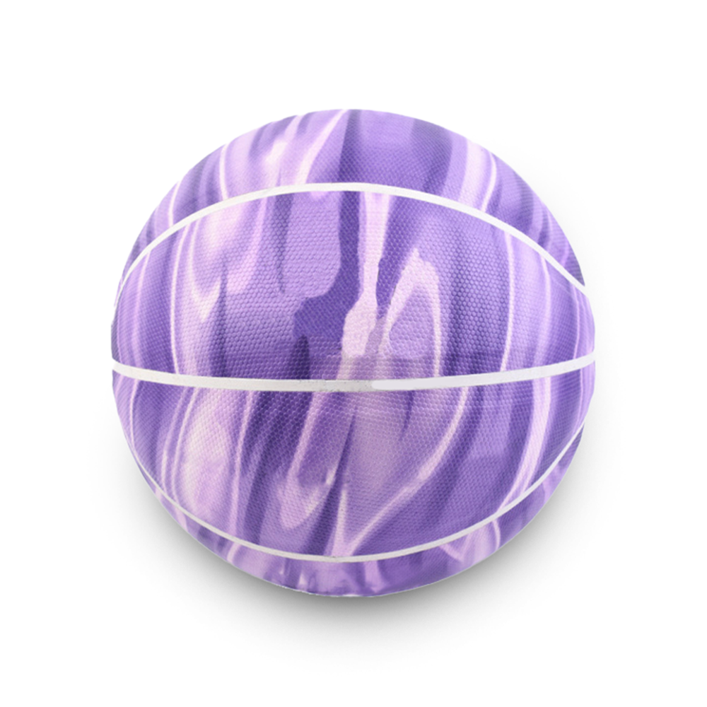 Custom violet & white shades basketballs - Basketballs