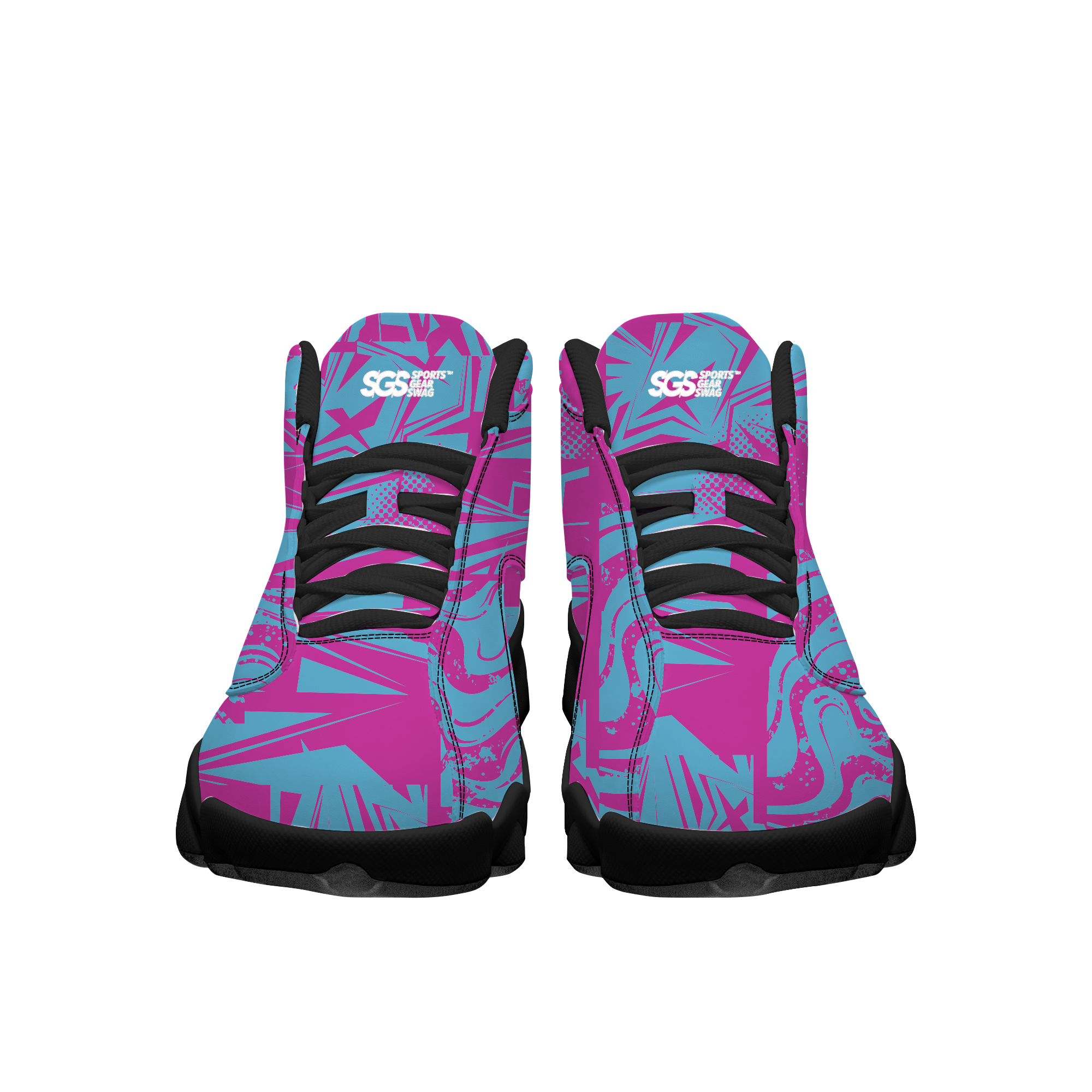Custom basketball shoes black hoop pulse - Basketball-shoes